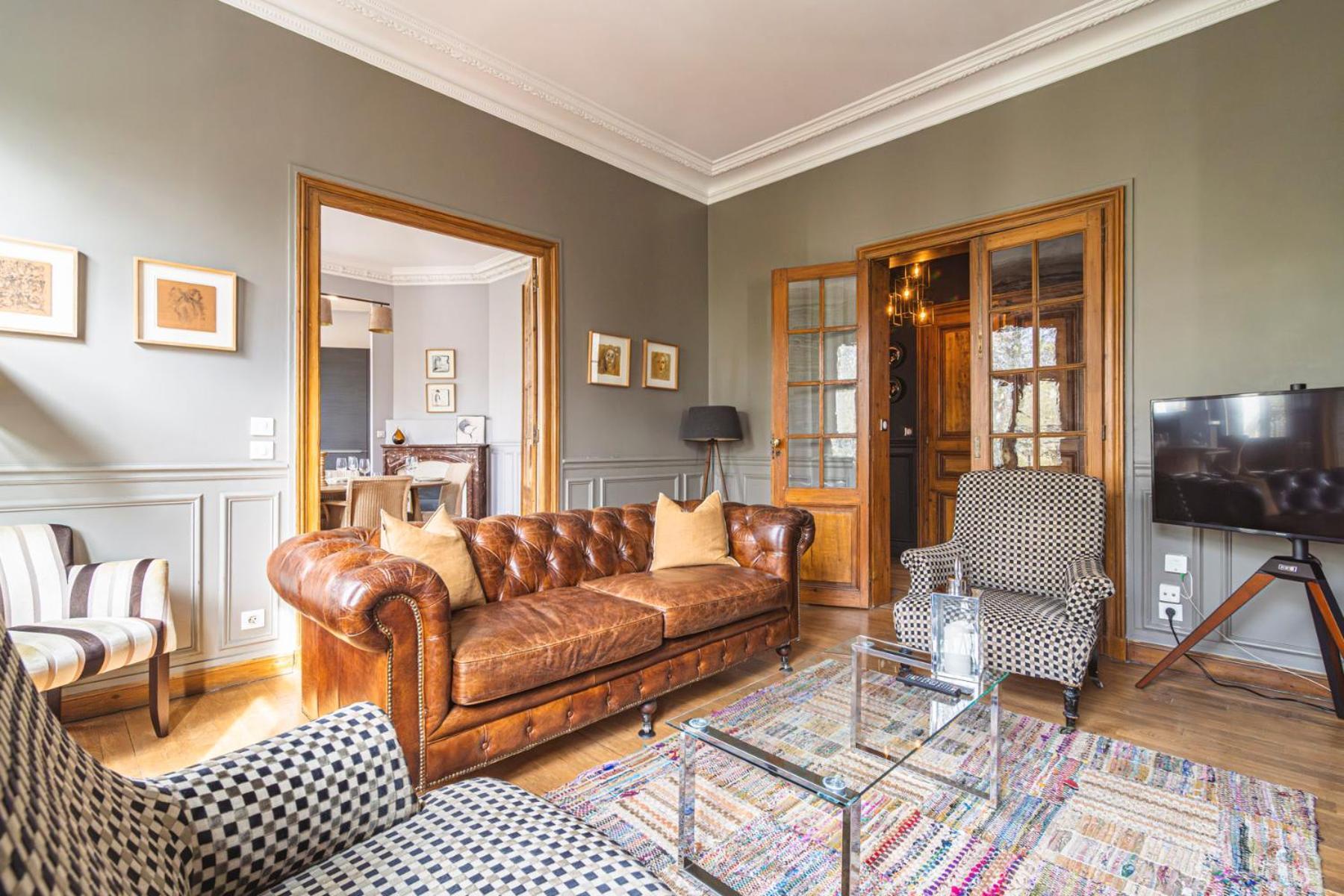 Ferienwohnung L'Elegance Vue Parc Reims Exterior foto