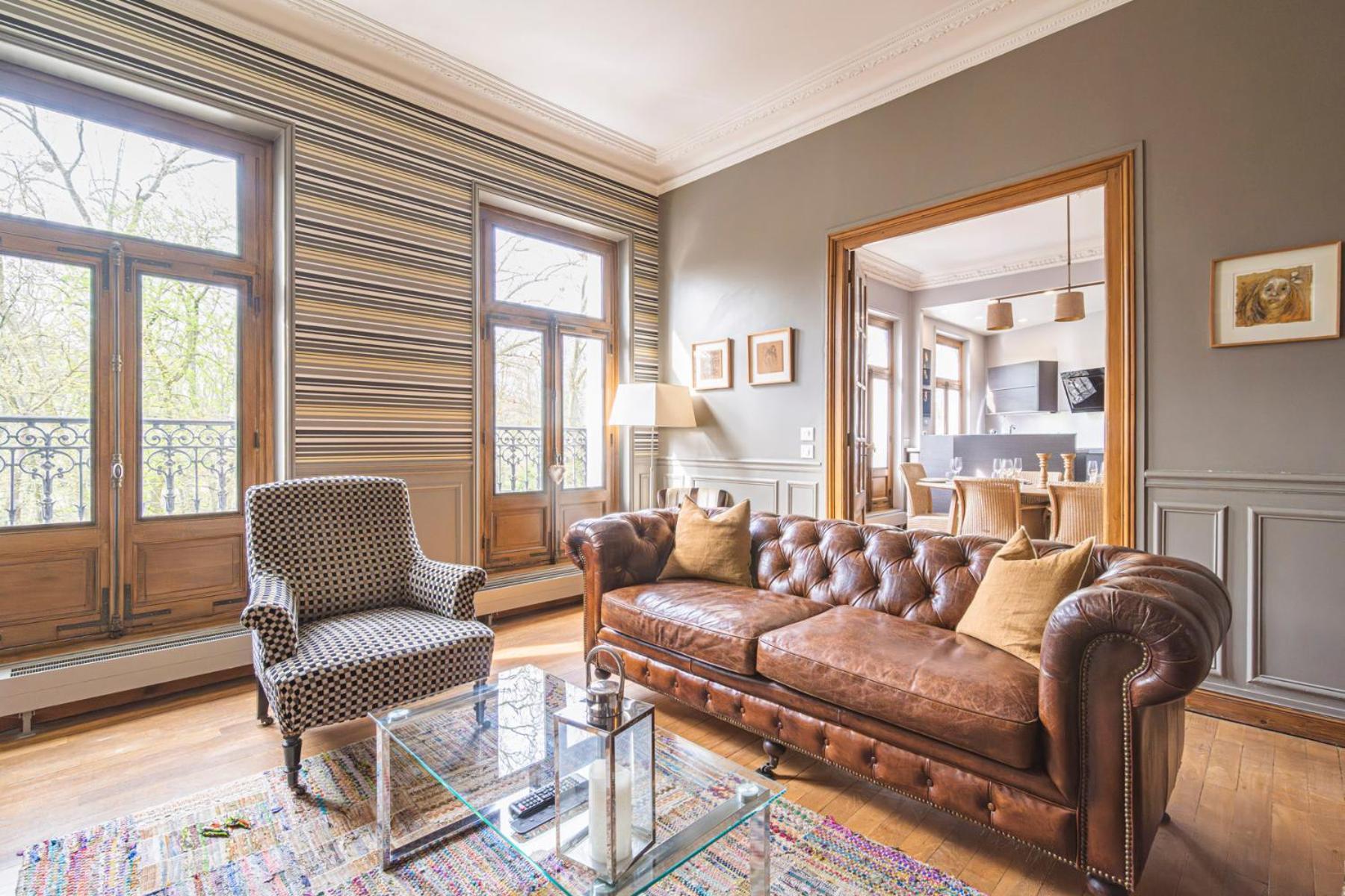 Ferienwohnung L'Elegance Vue Parc Reims Exterior foto